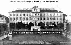 Oran - Boulevard Sebastopol - Lycee de Jeunes Filles Stephane Gsell